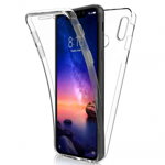 Husa Samsung Galaxy A21 360 Grade silicon fata TPU spate Transparenta