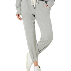 Imbracaminte Femei CARLOS by Carlos Santana Jess French Terry 78 Sweatpants Light Heather Grey, CARLOS by Carlos Santana