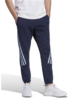 adidas Sportswear, Pantaloni sport conici cu logo, Albastru marin, 2XL
