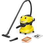 Aspirator cu sac Karcher WD 4 S V-20/5/22, aspirare umeda si uscata, 20 l, 1000 W, 1.628-260.0