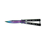 Cutit, Briceag fluture, Balisong, Butterfly, Rainbow Class, 21.5 cm, multicolor, IdeallStore