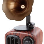 Boxa tip gramofon cu wireless din lemn B5, GAVE