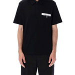Palm Angels PALM ANGELS Sartorial tape pocket polo BLACK/WHITE, Palm Angels