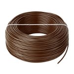 Cablu litat cupru tip LGY, 1 mm, 100 m, Maro, OEM