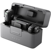 Kit Microfoane Wireless Mic Mini 2 TX+1 RX Carcasa Incarcare Negru/Gri, DJI