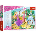 PUZZLE TREFL 30 PRINTESE DISNEY IN GRADINA PALATULUI, TREFL 30p