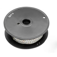 Banda LED GTV Flash 2835, prindere cu banda adeziva, 12 V, 6 W, 750 lm, alb, 5 m, GTV