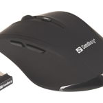 mouse wireless sandberg 630-06 pro, 1600dpi, usb, negru, SANDBERG