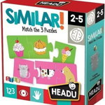 Puzzle Headu S.T.E.M. - Similar!, 36 piese, 12 ipostaze, Headu