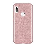 Husa de protectie, Glitter Case, Compatibil cu LG K10 (2018), Roz