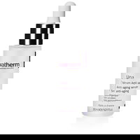 Ser anti-aging UNA, cu celule stem vegetale, peptide, acid hialuronic pentru riduri profunde, 30 ml