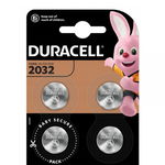 Set 4 baterii Duracel CR2032 litiu, 3V, pentru senzori ZigBee Aqara, Xiaomi, Blitzwolf