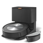 Robot de aspirare cu mop iRobot Romba Combo J5+, j557840, golire automata in CleanBase, sistem Aeroforce in 4 etape, recipient lavabil, ocoleste obstacolele - PrecisionVision, harti in aplicatia iRobot Home, Dirt Detective (Gri/Negru), iRobot