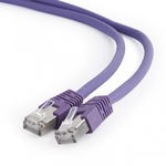 Gembird patchcord RJ45, cat. 6A,FTP, LSZH, 0.5m, purple, Gembird