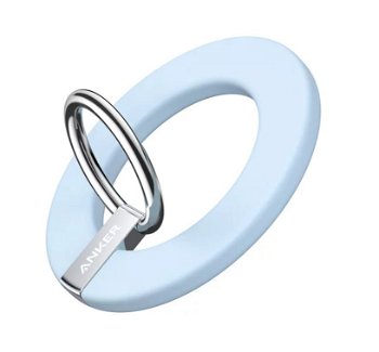 Suport magnetic Anker Ring Grip MagGo 610 pentru seria iPhone 12 si iPhone 13 Albastru, Anker