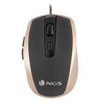 mouse optic usb 800/1600dpi auriu, ngs, NGS