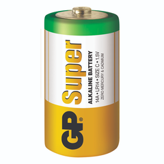 Baterie GP Batteries, Super Alcalina C (LR14) 1.5V alcalina, blister 2 buc. "GP14A-2UE2" "GPPCA14AS003" - 16370 (include TV 0.16lei)