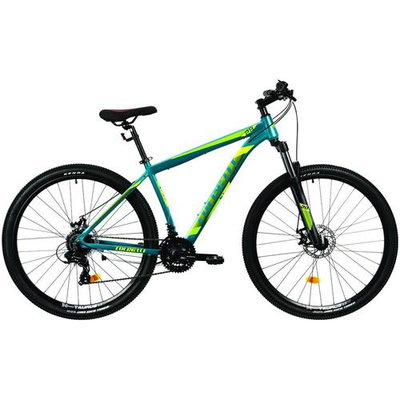 Bicicleta MTB Colinelli COL25, Marimea M, 29 inch, Verde, Schimbator Shimano ST-EF500 EZ-FIRE PLUS, 24 Viteze, Cadru Aluminiu, Frane pe Disc