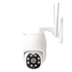 Camera supraveghere video PNI IP230T, FullHD 1080P, PTZ H264+, Wi-Fi, P2P, Night Vision, Microfon/difuzor incorporat (Alb), PNI