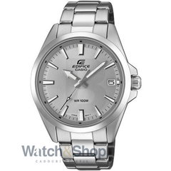 Ceas Casio EDIFICE Momentum EFV-100D-8AVUEF, Quartz, Rezistent la apa 10 ATM, Gri, Bratara Otel