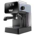 Espressor manual Gaggia Deluxe Grey Black EG2111/64, 15 bar, capacitate rezervor apa 1.2 l, 230V, 1900 W, oprire automata, functie Memo, negru/gri, Gaggia