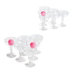 Joc de baut Prosecco Pong 15 piese transparent cu001