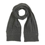 Accesorii Femei LAUREN Ralph Lauren Recycled Blend Multi Cable Scarf Charcoal Heather