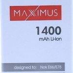 Baterie telefon, Maxximus, Compatibil cu Nokia E66, Lithium-Ion, 1400 mAh