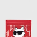 Karl Lagerfeld carcasa cardului culoarea rosu, Karl Lagerfeld