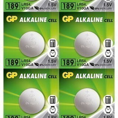 Set Baterii Alcaline Tip Buton AG10, GP, 10 Bucati, GP