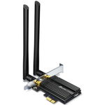 Placa retea TP-Link AX3000 Archer TX55E, intern wireless 2.4 GHz/5 GHz, PCI-E, 3000 Mbps, antena externa x 2, TP-Link