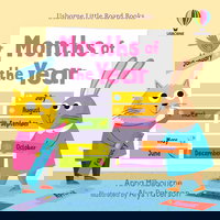 Little Board Books Months of the Year - Poveste în limba engleză, Usborne