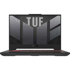 Laptop Gaming ASUS TUF A15 FA507NV cu procesor AMD Ryzen™ 5 7535HS pana la 4.55GHz, 15.6'', Full HD, IPS, 144Hz, 16GB DDR5 RAM, 1TB SSD, NVIDIA® GeForce RTX™ 4060 8GB GDDR6, No OS, Mecha Gray