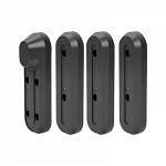 Set 4 capace de protectie sistem prindere roata fata si spate pentru trotineta electrica Xiaomi Mijia M365 negru, krasscom