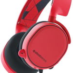 Casti gaming SteelSeries Arctis 3, rosu