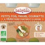 Piure Bio Meniu din legume, orez si peste somon, +15luni, 260g, BabyBio, BabyBio