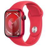 Apple Apple Watch 9, GPS, Carcasa RED Aluminium 45mm, RED Sport Band - S/M, Apple