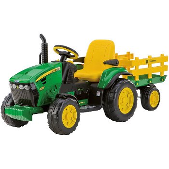 Tractor Electric Peg Perego cu Remorca JD Ground Force, Peg Perego