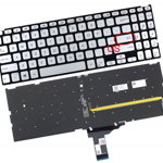 Tastatura Asus VivoBook 15 X515JA Neagra cu Palmrest Gri, Asus