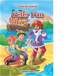 Peter Pan - Carte de colorat + poveste (format B5), 
