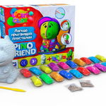 Set de creatie cu argila usoara, Moon Light Clay - Pino Friend - ROKKI, Okto