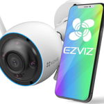 Camera IP Wireless EZVIZ H3 3K, 1440p, IR, Night Vision, alb