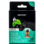 Sence Beauty Masca de fata 5x8 g Peel-Off Charcoal (normal skin), Sence Beauty