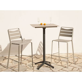Set de dining pentru grădină gri pentru 2 persoane Spring - Ezeis, Ezeis