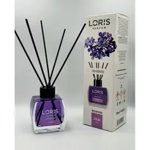 Parfum de camera Loris, 120 ml, cu betisoare din fibra, aroma liliac