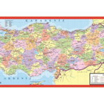 Puzzle Art Puzzle - The Political Map of Turkey, 123 piese (Art-Puzzle-4346), Art Puzzle