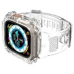 Carcasa Spigen Rugged Armor Pro compatibila cu Apple Watch Ultra 49mm Crystal Clear, Spigen