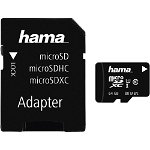 Card de memorie Hama 124140 MicroSDXC, 64GB, Clasa 10 + Adaptor