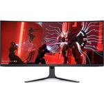 Monitor gaming curbat QD-OLED Dell Alienware 34, 3440x1400, DisplayPort, 0.1ms, G-Sync, Vesa, Negru, Dell