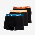 Nike Everyday Cotton Stretch Trunk 3 Pack Black/ Green Abyss/ Laser Orange/ Russet, Nike